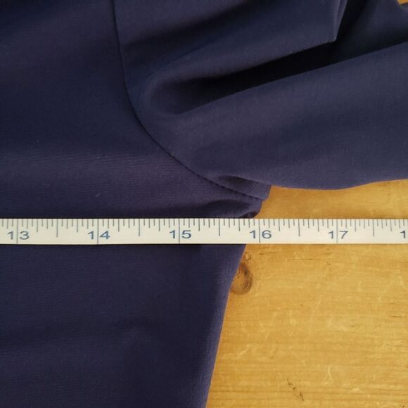 🦋3/$25 Ivanka Trump XSmall Long Sleeve Blue Tunic Zipper Detail - Picture 5 of 8